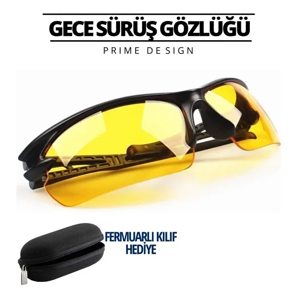 Prime Gece Sürüş Ve Sis Gözlüğü Özel Kutulu - Görsel 6