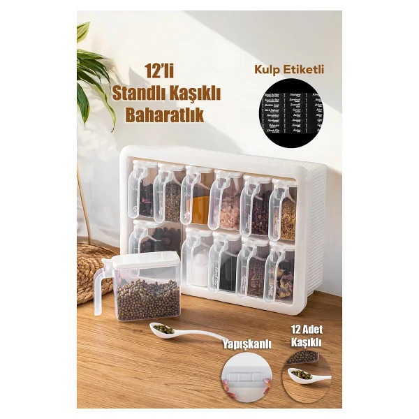 Porsima Simple Random 12'li Baharat Takımı - Görsel 6