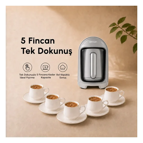 Emsan Kumda Starlight Türk Kahve Makinesi - Görsel 5