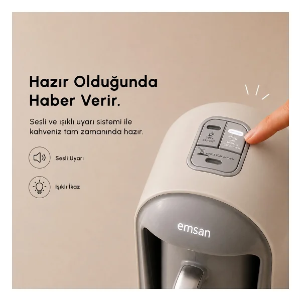 Emsan Kumda Starlight Türk Kahve Makinesi - Görsel 6