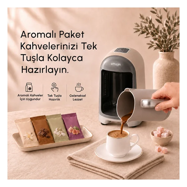 Emsan Kumda Starlight Türk Kahve Makinesi - Görsel 7