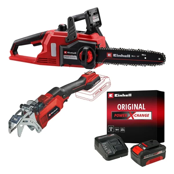 Einhell Fortexxa 18/30 + Ge-Gs 18/150 Li Akülü Ağaç Kesme Ve Dal Kesme Seti (4,0 Ah Akü Ve Şarj Cihazı Dahildir) - Görsel 9