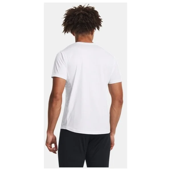 Under Armour Challenger 1379589-100 Beyaz Kısa Kollu Bisiklet Yaka Erkek Spor Tişört - Görsel 6