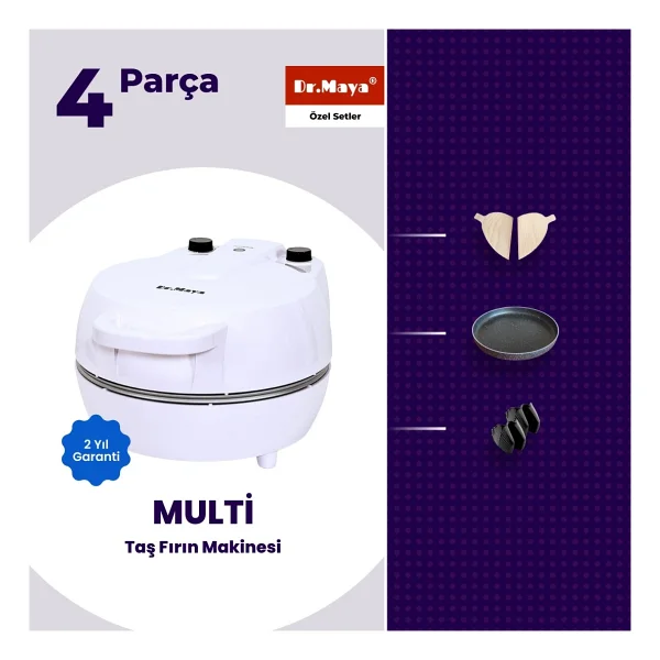 Dr.Maya Pro Plus Taş Fırın Pizza Makinesi - Görsel 6