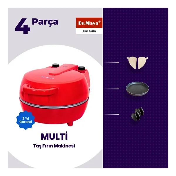 Dr.Maya Pro Plus Taş Fırın Pizza Makinesi - Görsel 7
