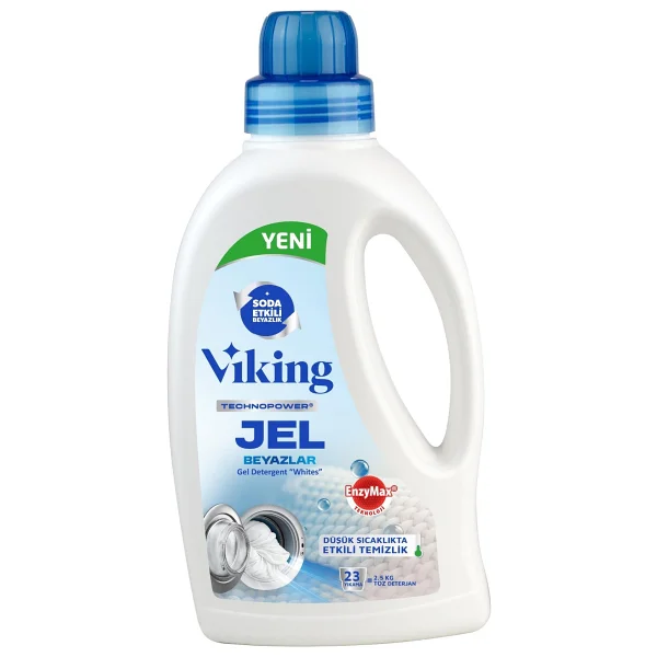 Viking Technopower Sıvı Çamaşır Deterjanı Beyazlar 1.5 Lt 1 Adet - 1,5 Lt - Görsel 2