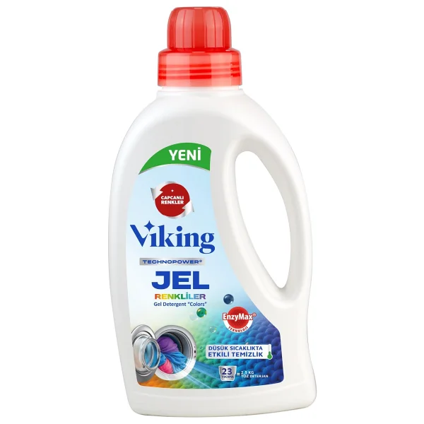 Viking Technopower Sıvı Çamaşır Deterjanı Renkliler 1.5 Lt 1 Adet - 1,5 Lt - Görsel 2