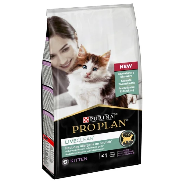 Pro Plan Liveclear Alerjen Azaltan Hindili 1.4 Kg Yavru Kedi Maması - Görsel 7