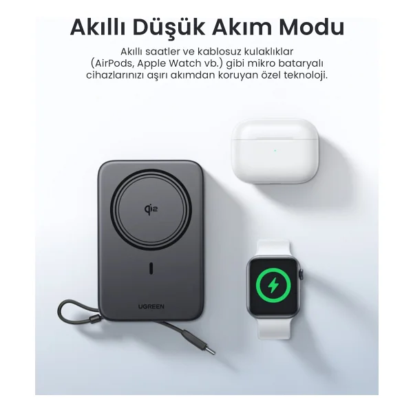 Ugreen Zapix 55450b 20000 mAh Hızlı Şarj Magsafe Powerbank - Görsel 5