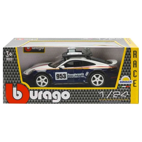 Bburago 1:24 Porsche 911 Dakar Model Araba - Görsel 5
