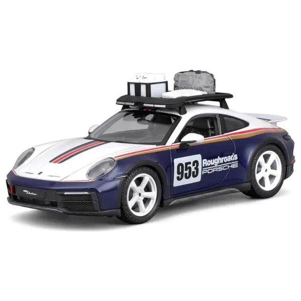 Bburago 1:24 Porsche 911 Dakar Model Araba - Görsel 3