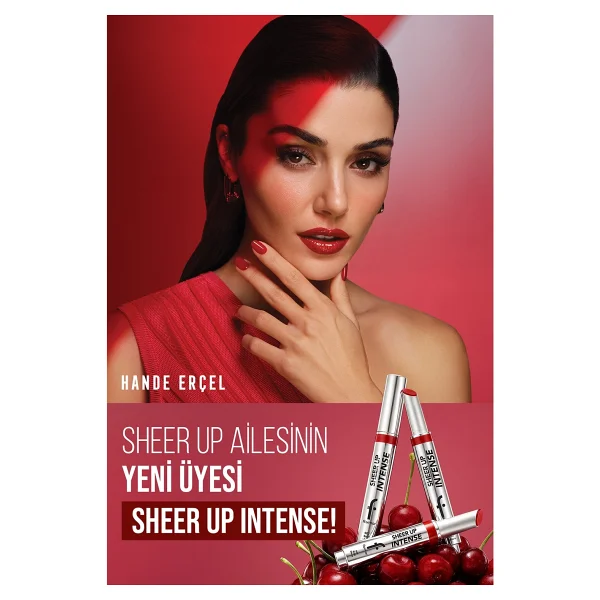 Flormar Sheer Up Intense Krem Dokulu Parlak Bitişli Jel Ruj - Görsel 9