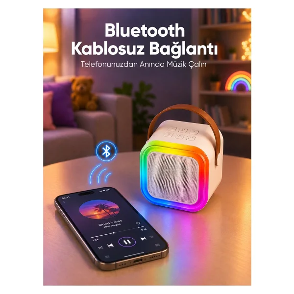 Mikado Naos Md-27bt Bluetooth Hoparlör - Görsel 4