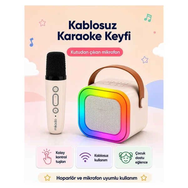 Mikado Naos Md-27bt Bluetooth Hoparlör - Görsel 10
