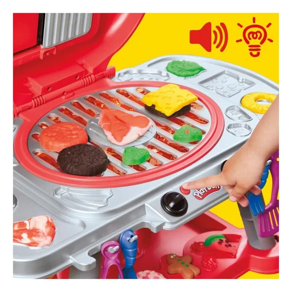 Play-Doh Sizzlin Izgara Oyun Seti G0500 - Görsel 8