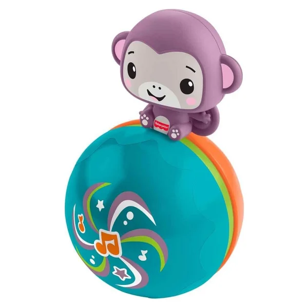 Fisher Price Emekleme Arkadaşı Müzikli Mor Maymun Jlb95 - Görsel 7