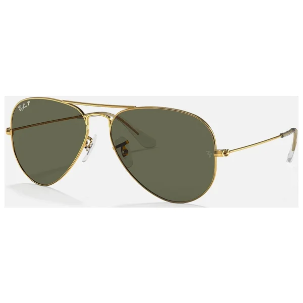 Ray-Ban Aviator 3025 001/58 Gold-Green Polarize Güneş Gözlüğü - Görsel 2