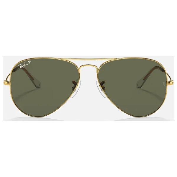 Ray-Ban Aviator 3025 001/58 Gold-Green Polarize Güneş Gözlüğü - Görsel 3