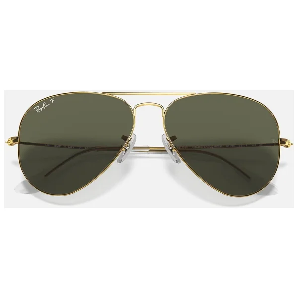 Ray-Ban Aviator 3025 001/58 Gold-Green Polarize Güneş Gözlüğü - Görsel 5