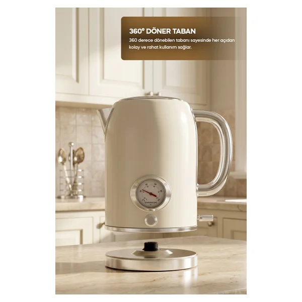 Sinbo Retro STM-5849 1500 W Çelik Çay Makinesi - Görsel 5