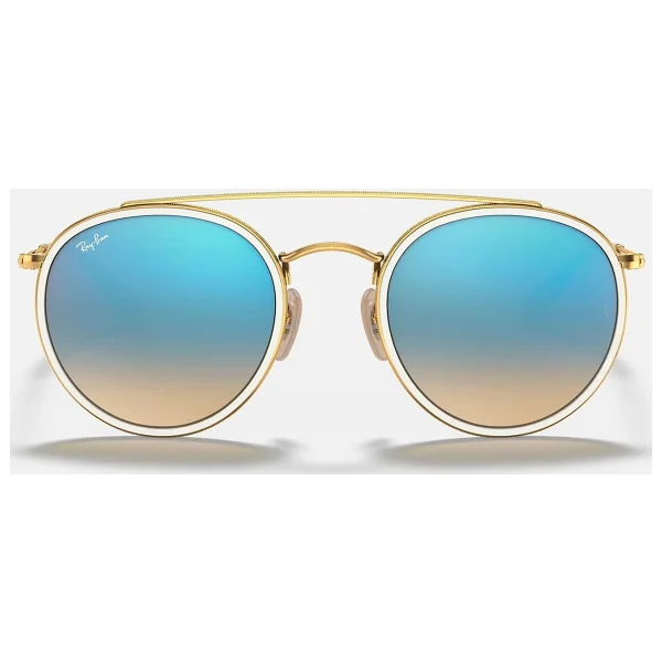 Ray-Ban Round 3647N 001/4O Gold-Blue Güneş Gözlüğü - Görsel 10