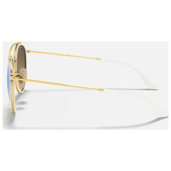 Ray-Ban Round 3647N 001/4O Gold-Blue Güneş Gözlüğü - Görsel 2
