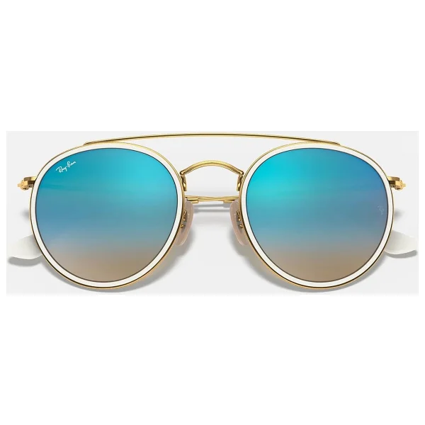 Ray-Ban Round 3647N 001/4O Gold-Blue Güneş Gözlüğü - Görsel 3