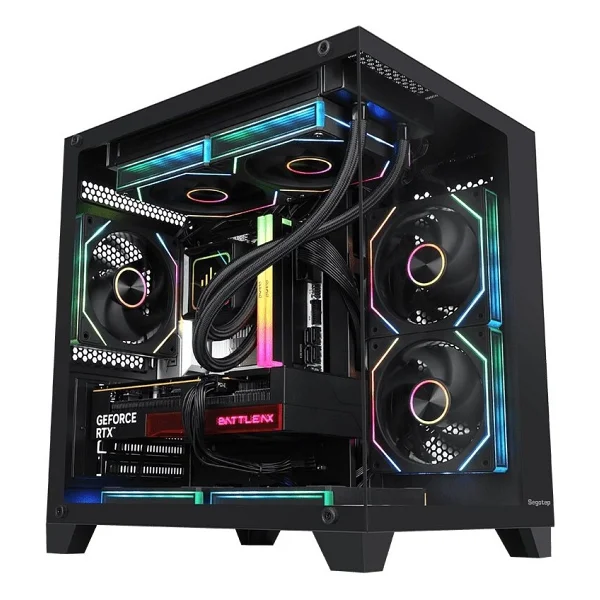 Segotep U502 Siyah 550w 80+ Midi Tower Matx Gaming (Oyuncu) Kasa - Görsel 6