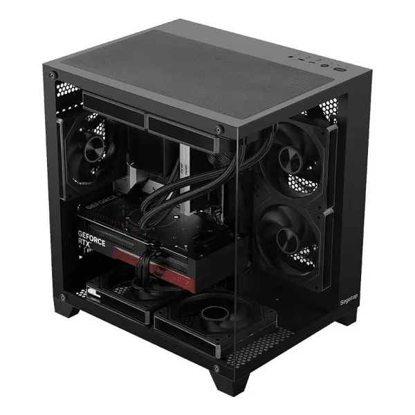 Segotep U502 Siyah 550w 80+ Midi Tower Matx Gaming (Oyuncu) Kasa - Görsel 2