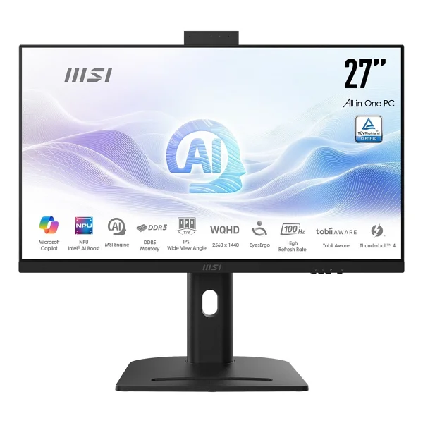MSI Modern AM273Q AI 1UM-421EU Ultra 5 125H 16 GB 512 GB SSD Arc Graphics 27" QHD All in One PC - Görsel 2