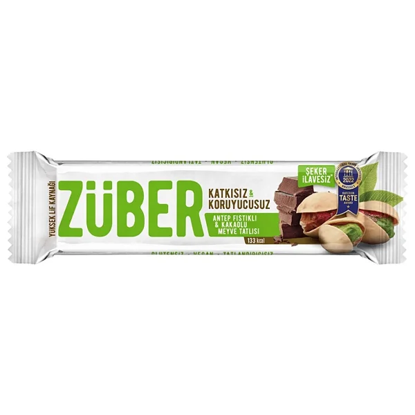 Züber Antep Fıstıklı & Kakaolu Meyveli Bar 40 Gr - Görsel 9