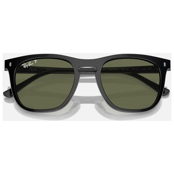 Ray-Ban 2210 901/58 Black-Green Polarize Güneş Gözlüğü - Görsel 4