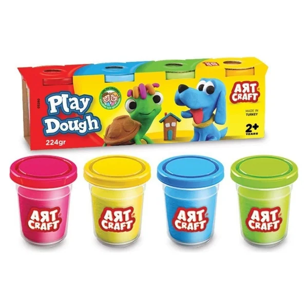 Art Craft 4'lü Oyun Hamuru 224 Gr 03280 - Görsel 2