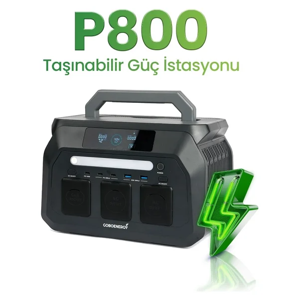 Gobo Energy P800 512 Wh 800 W Taşınabilir Güç Kaynağı - Görsel 2