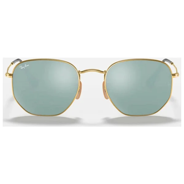 Ray-Ban Hexagonal 3548n 001/30 Gold-Silver Güneş Gözlüğü - Görsel 2