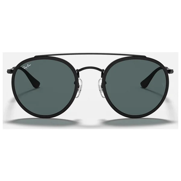 Ray-Ban Round 3647n 002/R5 Black-Blue/Grey Güneş Gözlüğü - Görsel 2