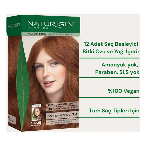 Naturigin Organik İçerikli Kızıl Saç Boyası - Görsel 2