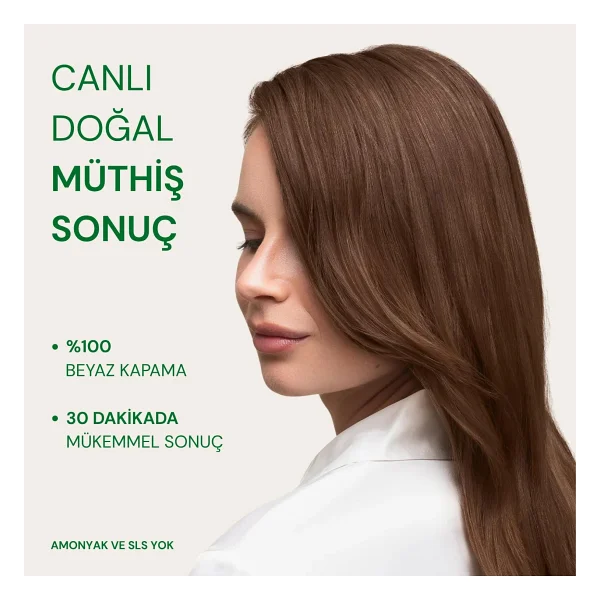 Naturigin Organik Içerikli Saç Boyası 5.2 Açık Küllü Kumral - Görsel 4