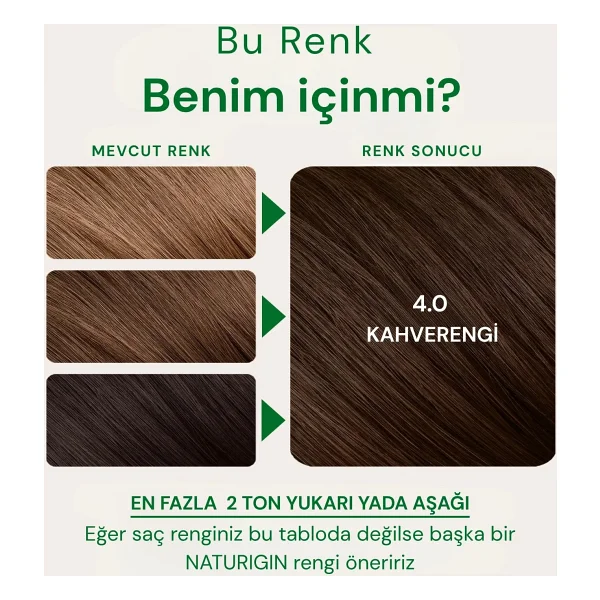 Naturigin Organik İçerikli 4.0 Kahverengi Saç Boyası - Görsel 5