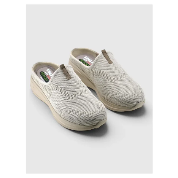 King Paolo K5221 Alabanda Kadın Memory Foam Sabo Terlik Gri - Görsel 3