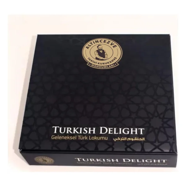 Altın Cezve Çifte Kavrulmuş Antep Fıstıklı Hindistan Cevizli Lokum 400 Gr - Görsel 2