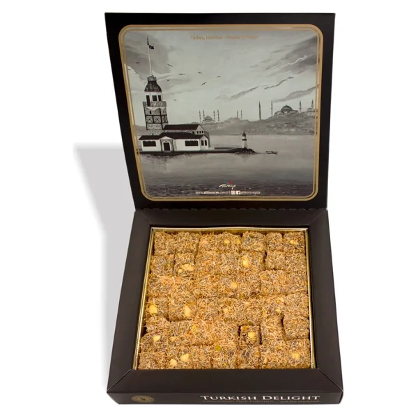 Altın Cezve Kadayıflı Antep Fıstıklı Lokum 200 Gr - Görsel 3