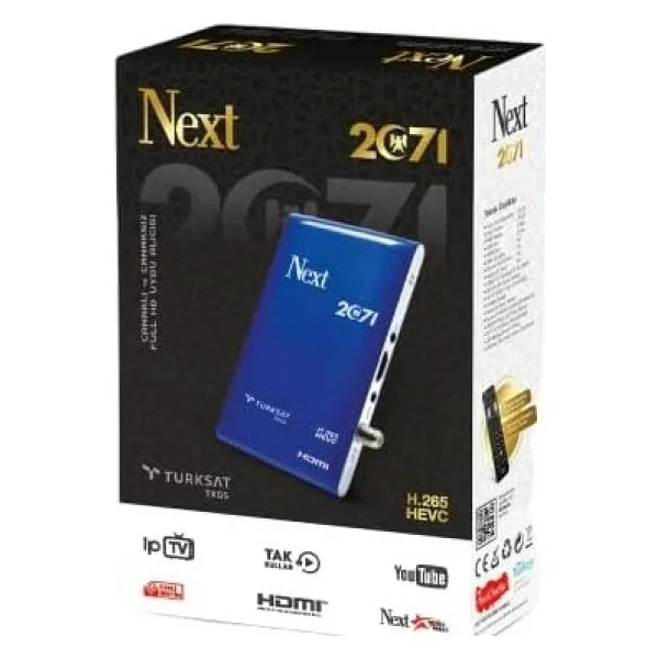 Next 2071 Full HD Uydu Alıcısı - Ahşap - Görsel 2