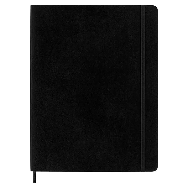 Moleskine Çizgili Siyah Defter XL Boy Yumuşak Kapak - Görsel 2