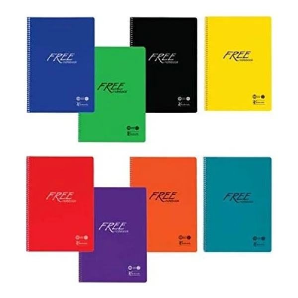 Keskin Color A4 80 Yp. Çizgili Pp Kapak Spiralli Free Defter - Görsel 3