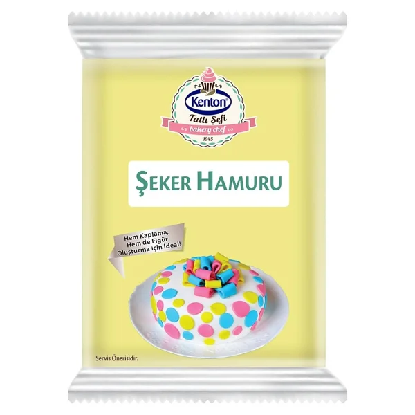 Kenton Tatlı Şefi Sarı Şeker Hamuru 200 Gr - Görsel 2