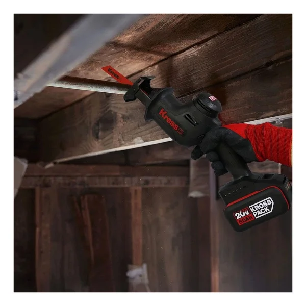 Kress Kue00.91 20volt Kömürsüz Profesyonel Tilki Kuyruğu Testere (Akü Dahil Değildir) - Standart - Görsel 5