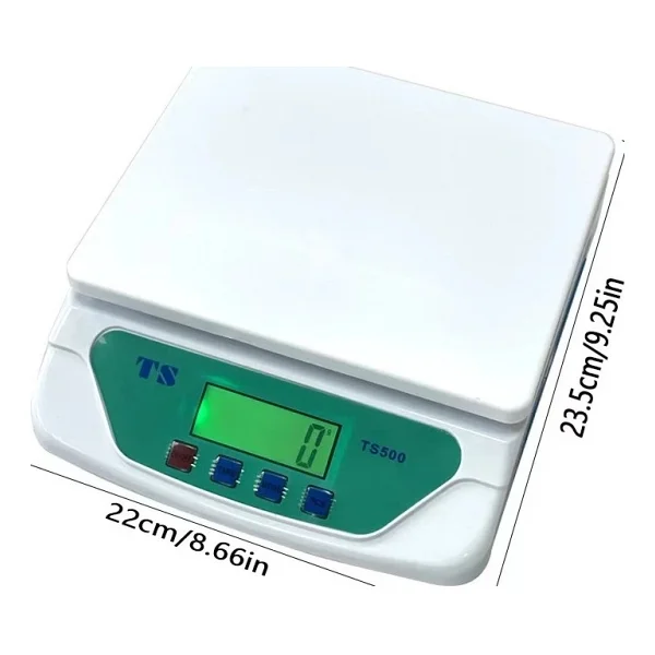 Ts-500 Dijital Terazi - Lcd Ekran, Dara Alma, Sayım Fonksiyonlu, Yüksek Hassasiyetli Tartım Cihazı - Görsel 2