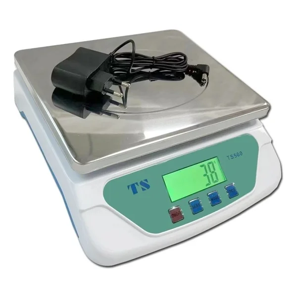 Ts-500 Dijital Terazi - Lcd Ekran, Dara Alma, Sayım Fonksiyonlu, Yüksek Hassasiyetli Tartım Cihazı - Görsel 3