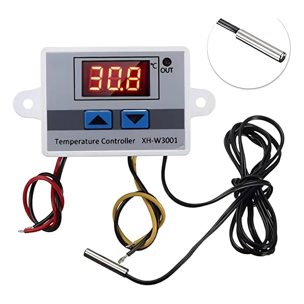 Dijital Termostat Kuluçka Termostatı Xh-W3001 220v Ac Dijital Termostat 1500w Akvaryum Termostatı - Görsel 4
